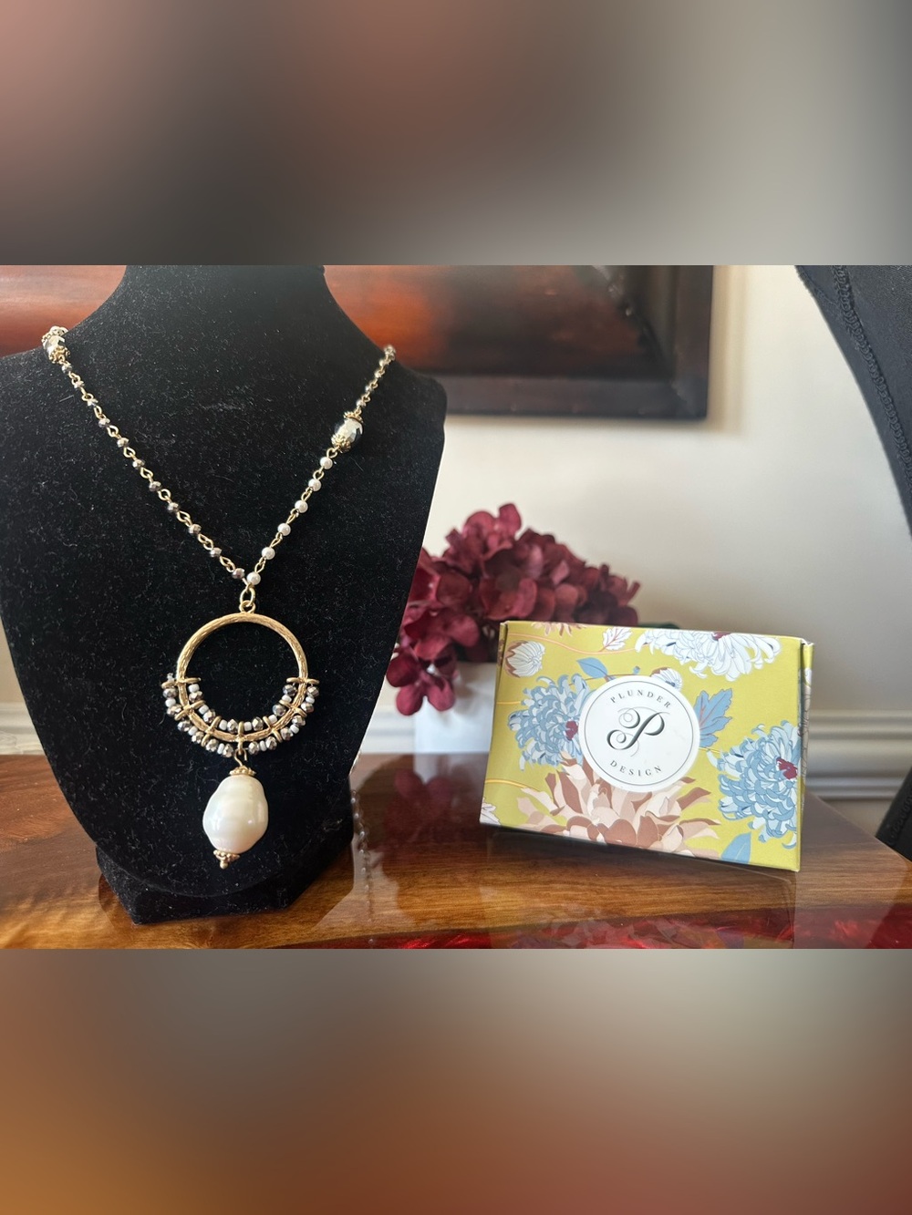 Plunder Designs Henley’ Necklace NIB Gold & Silver Tone